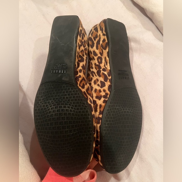 Stuart Weitzman animal print flat slight heel size 7 - Picture 3 of 7